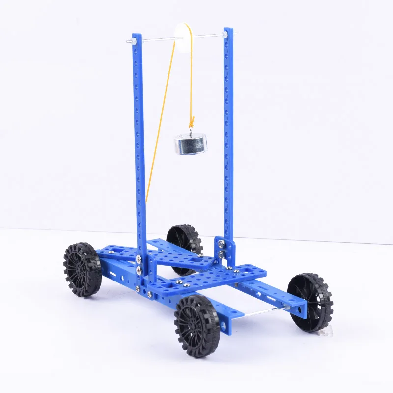 

Crab Kingdom Gravity Handmade DIY Small Production Gravity Small Car Gravity Car Science Experiment Equipment