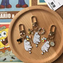 Moomin брелок Mumin Muumi милый мультфильм Airpods силиконовый защитный набор Apple Беспроводная bluetooth-гарнитура Tide брелок Moomin брелок Mumin Muumi милый мультфильм Airpods силиконовый защитный набор Apple Беспроводная bluetooth-гарнитура Tide брелок