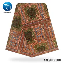 LIULANZHI Африканский принт Голландский Воск Ткань 6 ярдов Хлопок Анкара ткани Гарантированная печать вечерние воск дизайн ML9H2174-2190