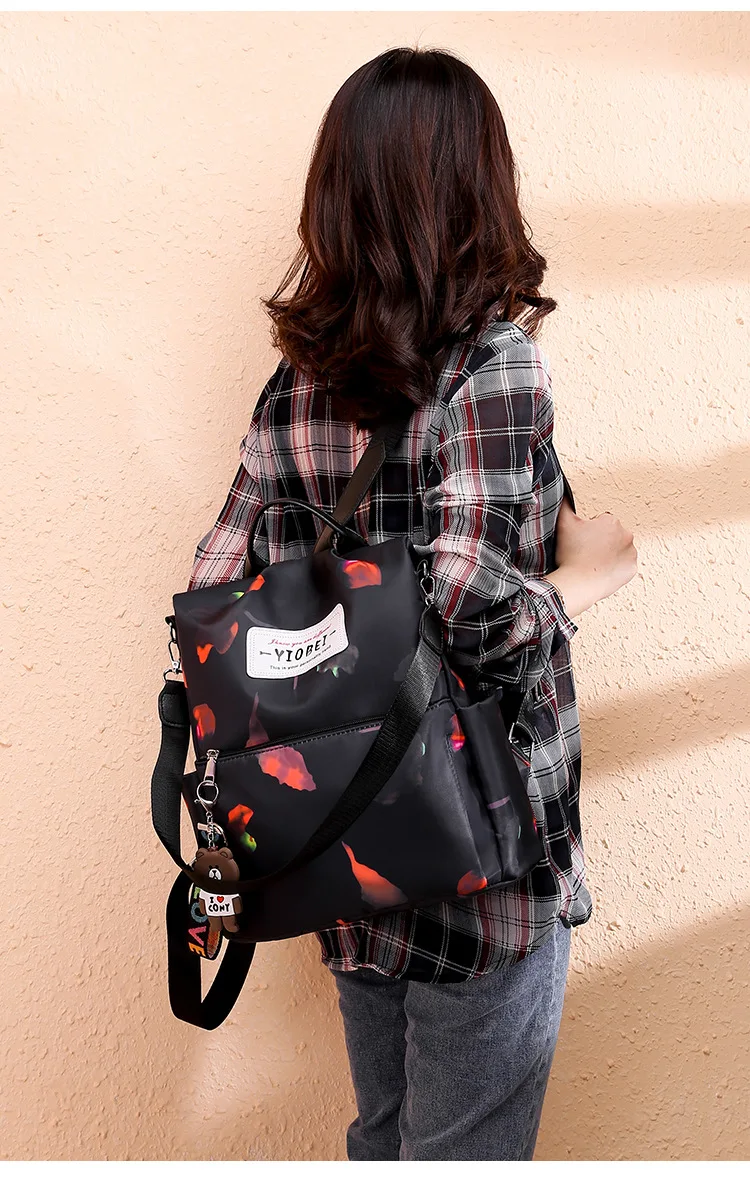 Customizable Multi-functional Triple Use Backpack Outdoor Casual Large Capacity Bag Oxford Cloth Anti-Theft Waterproof School Ba