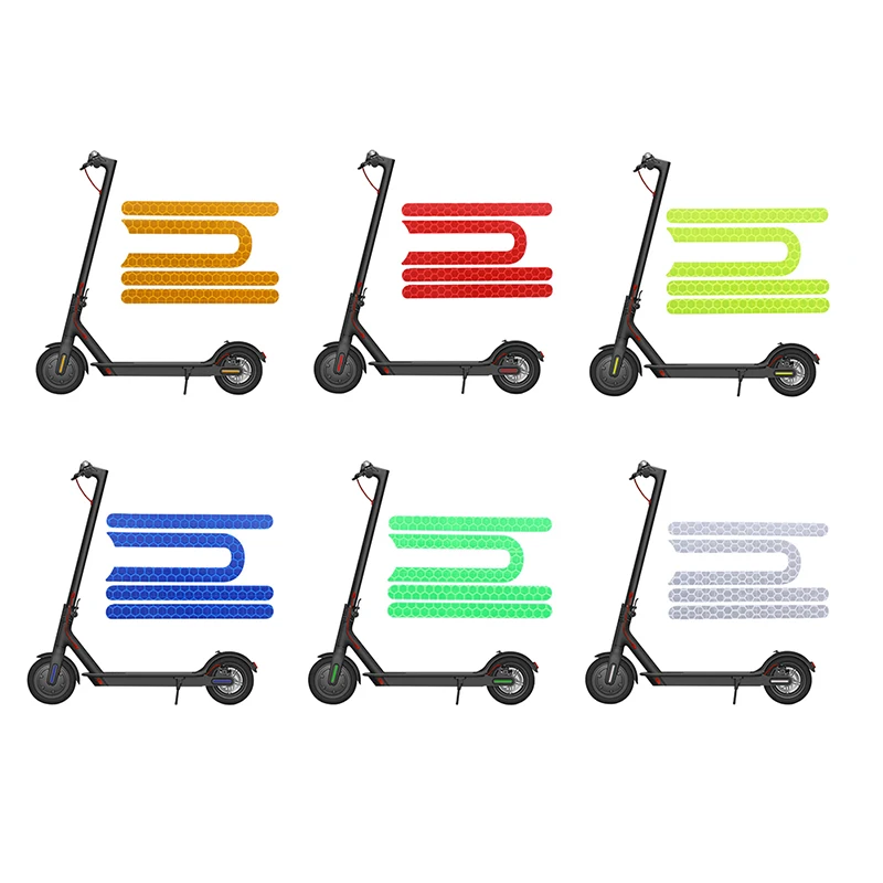 

4Pcs/set Front Rear Wheel Tyre Cover Protective Shell Reflective Sticker For Xiaomi M365 Electric Scooter Skateboard Parts