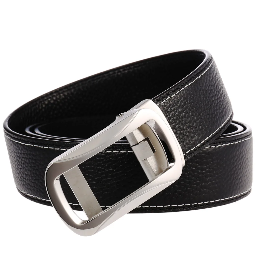 

2023 fashion high quality new stainless steel men's first layer belt casual belt women luxury designer brand Automatic buckle