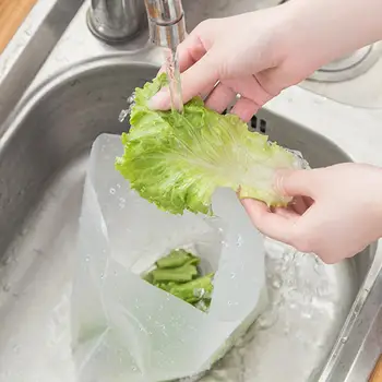 

New Hot 30Pcs Kitchen Trash Bag Large Capacity Self-Standing Eco-Friendly Drain Garbage Bag Sink Strainer Disposable