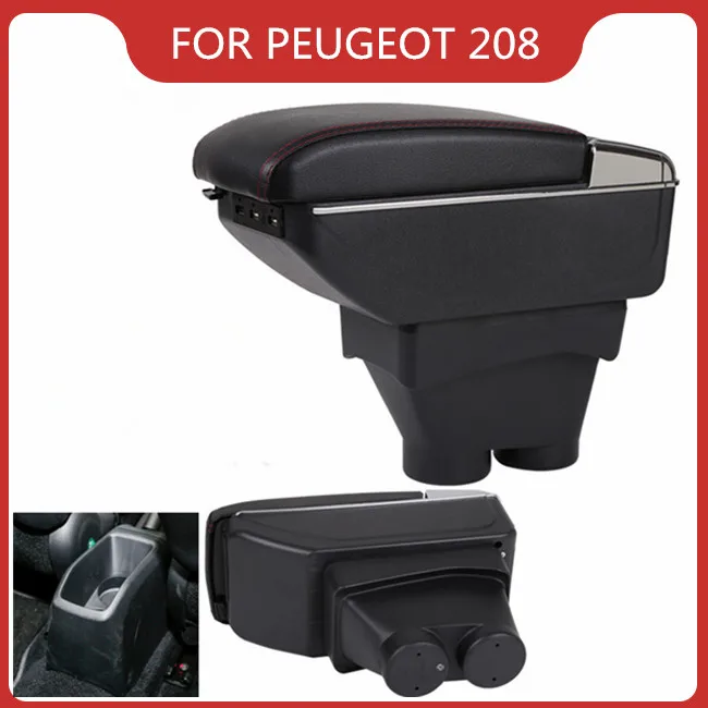 Купить для peugeot 208 аксессуары автомобильный подлокотник консоль