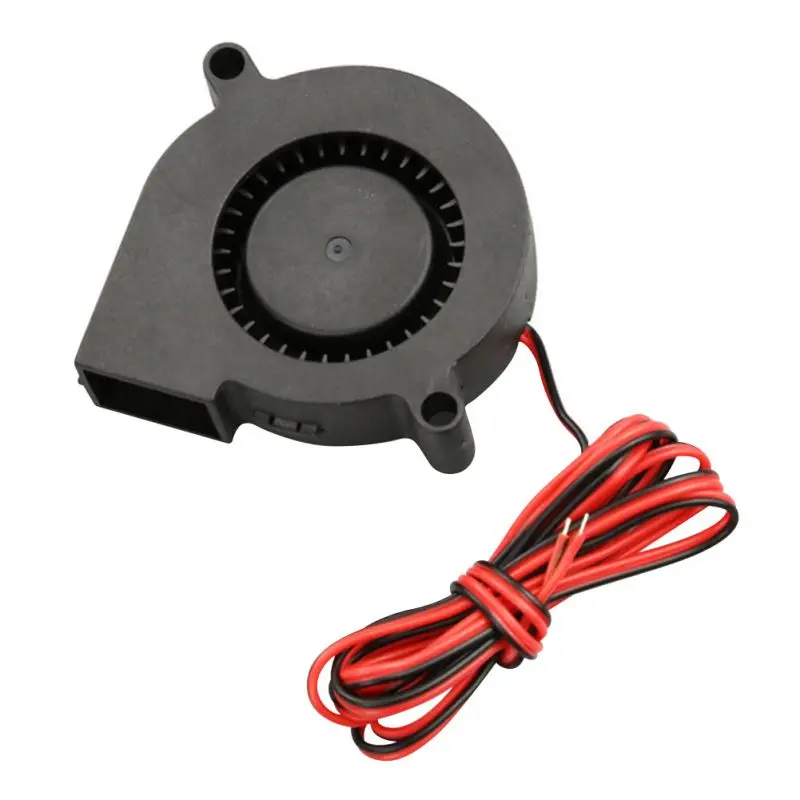 

1Pc DC 12V Size 50mm Blow Radial Cooling Fan Hotend Extruder For 3D Printer
