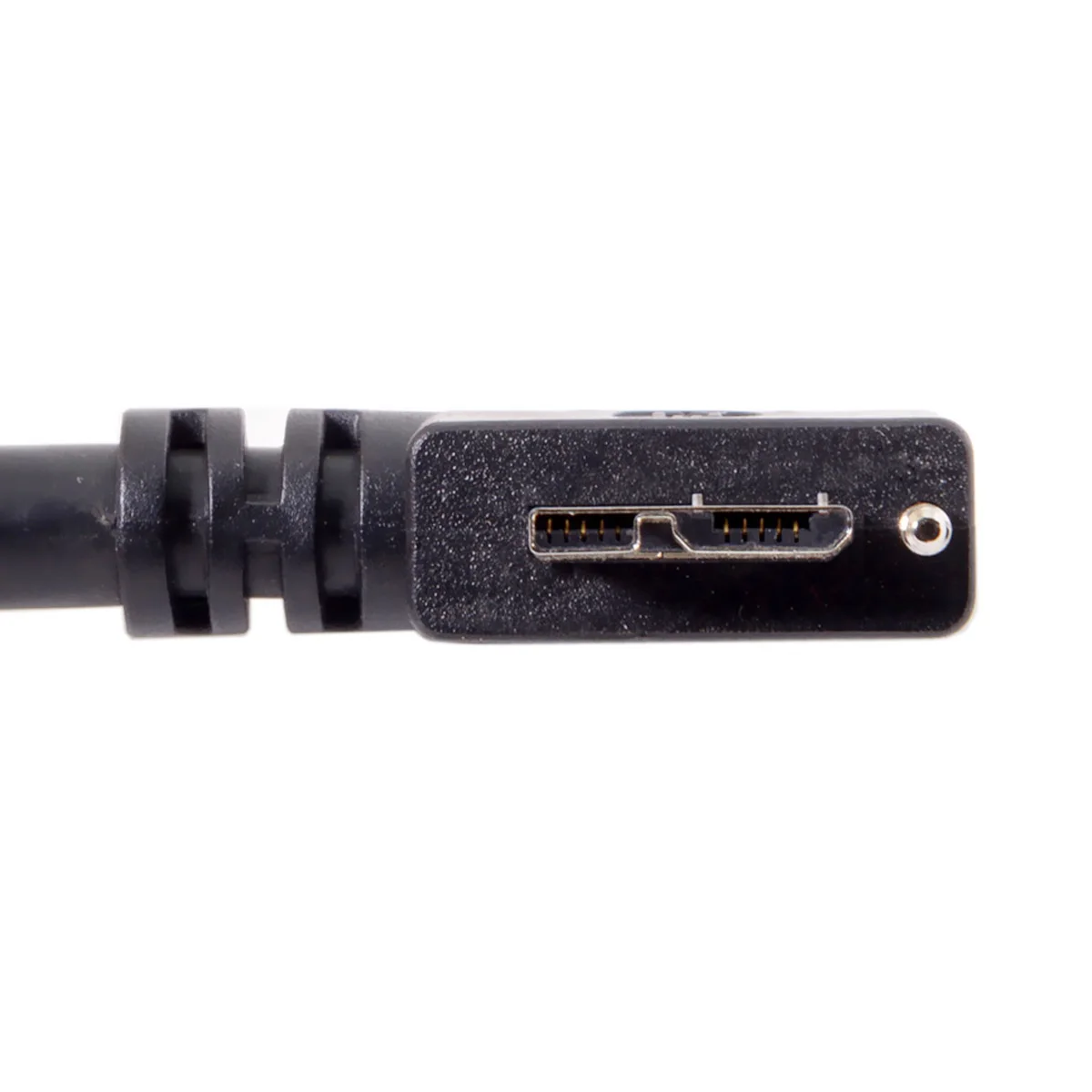 Кабель Cablecc 1,2 м 90 градусов под прямым углом Micro USB, винт с креплением на 3,0 кабель для передачи данных для камеры