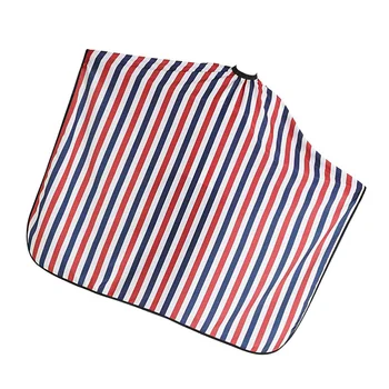 

1PC Barber Cape Waterproof Adjustable Professional Stripe Pattern Hairdressing Cape Hair Stylist Apron for Salon Home Shop