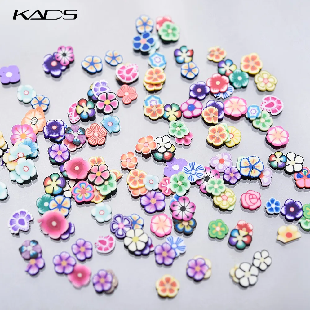 KADS Ногтя Совет Fimo Украшения Кусочек Цвет Полимер Ломтик Мягкий Керамический