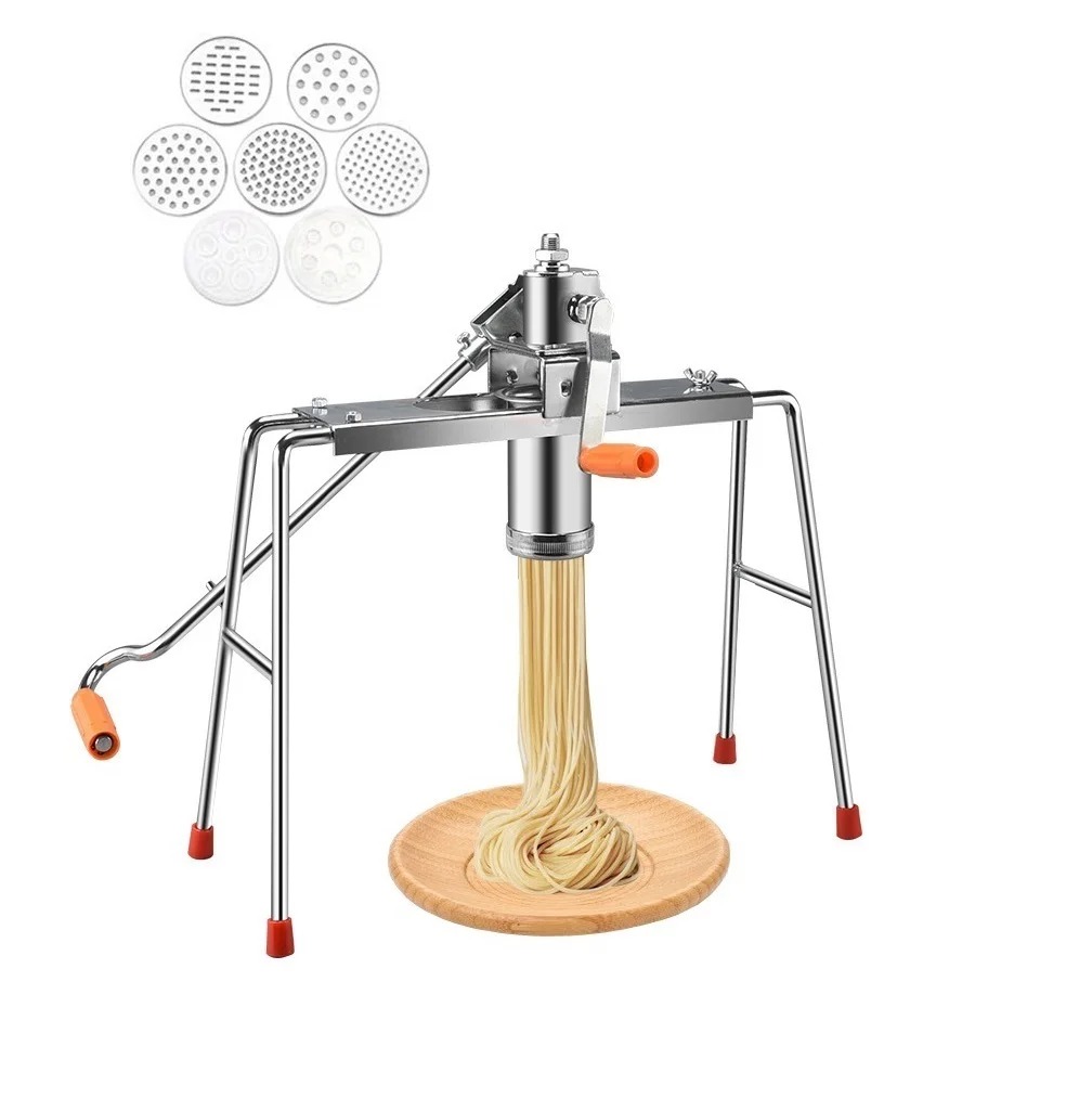 Manual Noodle Press Machine Stainless Steel Vegetables Pasta Maker For