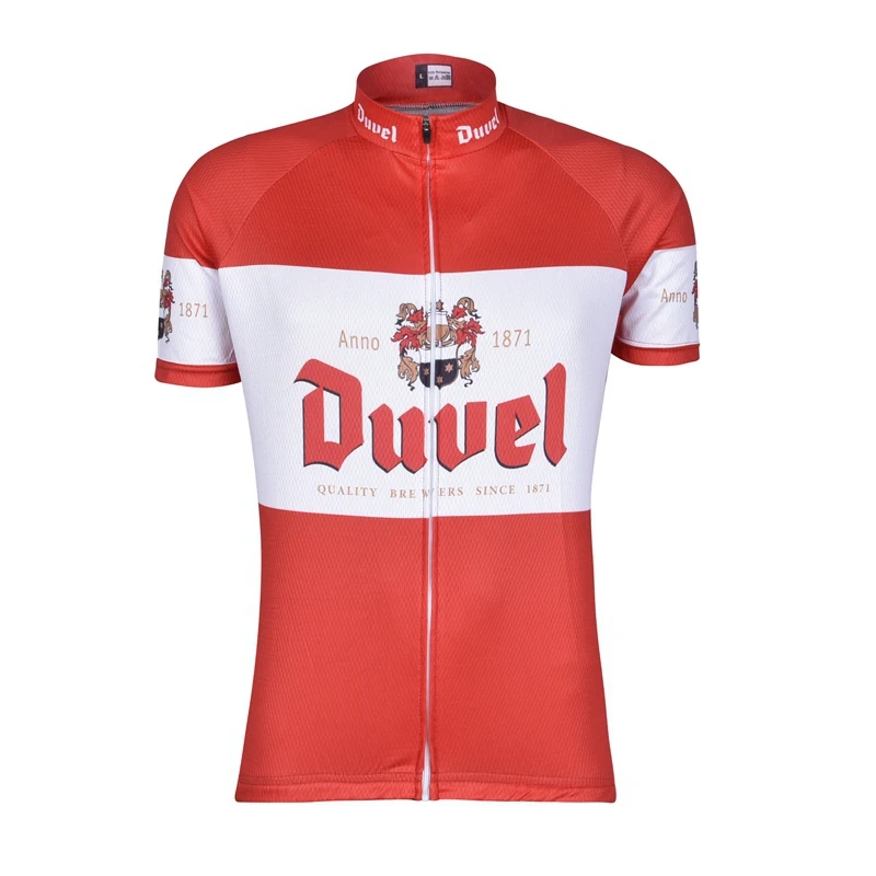 DUVEL пивной мужской набор для велоспорта красная одежда для велоспорта Pro Team 9D гелевая дышащая подкладка MTB дорожный горный велосипед одежда для гонок - Цвет: 1