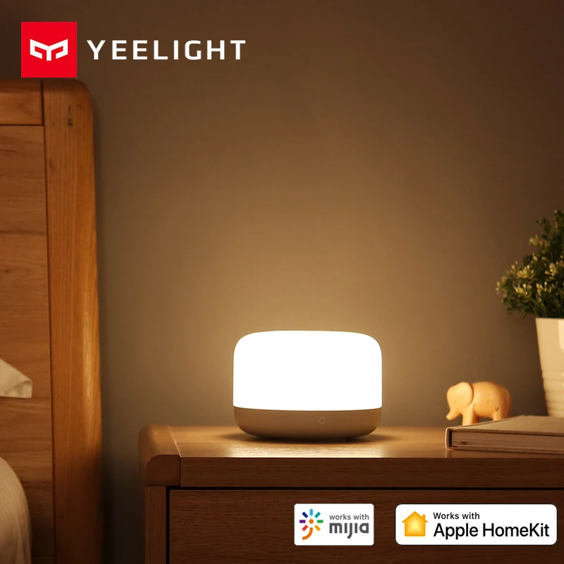 

Original Yeelight Smart LED Bedside Lamp D 2 RGBW Colorful Brightness Adjustable Night Light Smart woek with Mijia Apple Homekit
