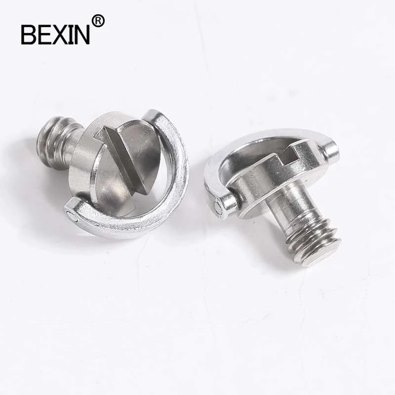 Bexin 1/4 &quotUNC щелевой Складной D шуруп с кольцом дюймов камера винт адаптер