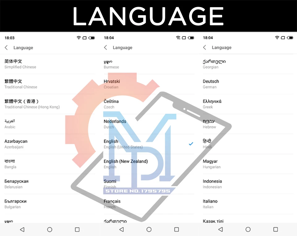 Screen via Language Shot -3