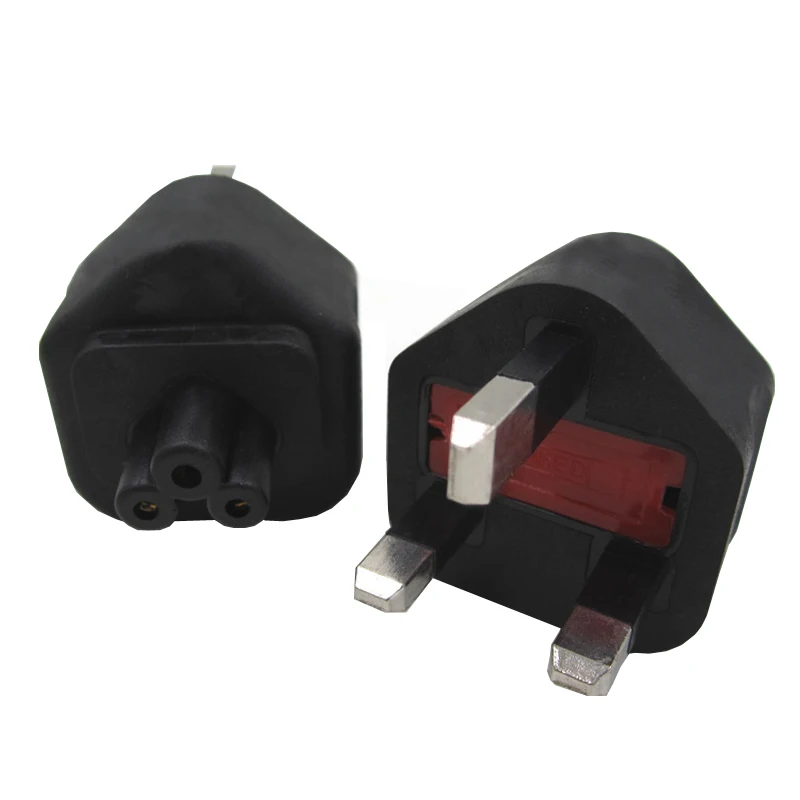 5PCS EU/US/UK  ̺ ÷  IEC320 C5 Ŭι   ÷׿ EU/US/UK ÷