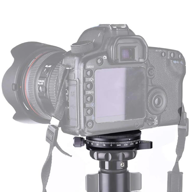 Tripod Ball Head Camera Pan Base With Arca Swiss Style Plate 0.95Cm Screw Aluminum Panoramic Ball Tripod Head With Bubble Level Load Capacity 2
