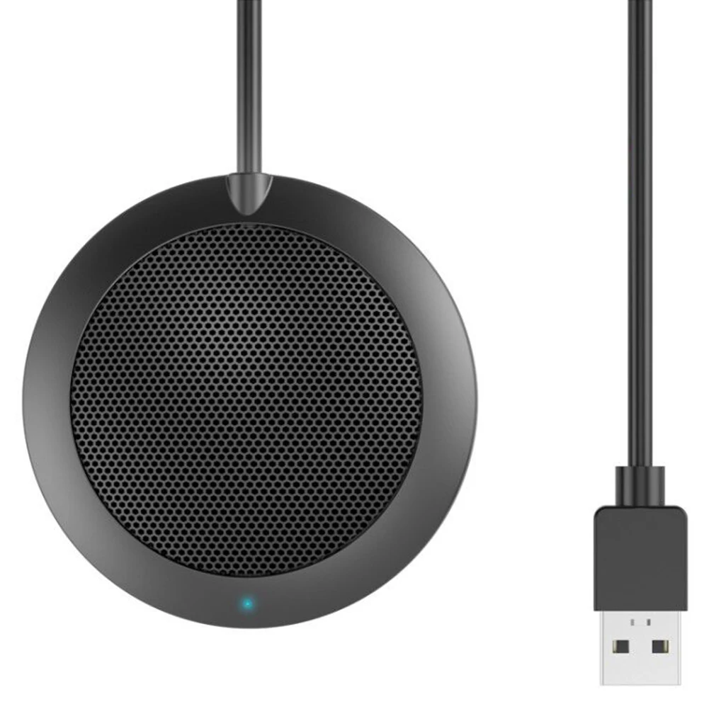 USB конденсаторный микрофон 360 всенаправленный компьютер PC голосовой для