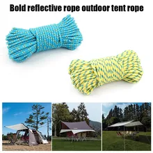 5 мм Наружная Светоотражающая ветряная веревка для палатки с навесом, крепежные Струны для скалолазания, веревка для одежды YA88