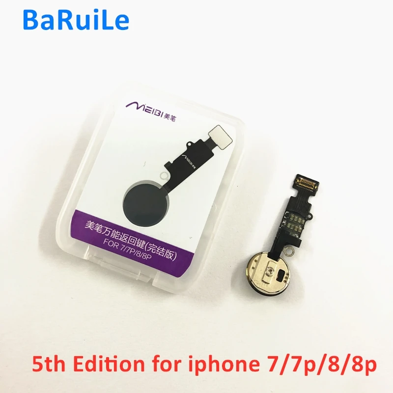 BaRuiLe 10 шт. 5-е издание универсальная домашняя кнопка Flex для iPhone 7 8 Plus Кнопка