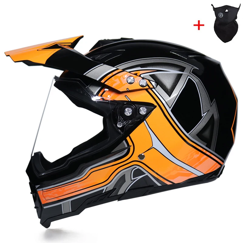Мотоциклетный Шлем КАСКО емкость с объективом зимний ATV ветрозащитный шлем для мотокросса - Цвет: 4a