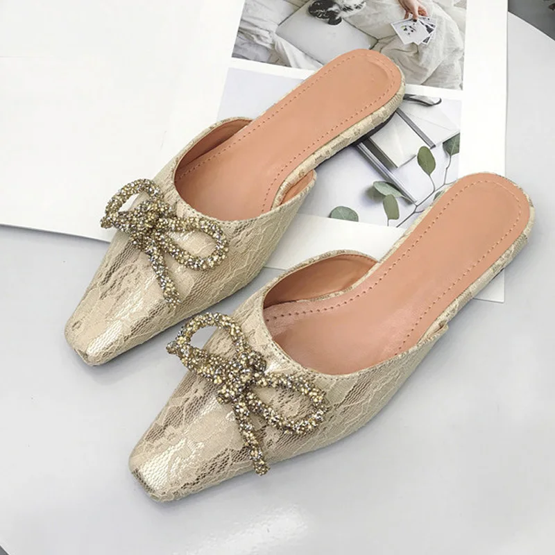 

Luxury Brand Shoes Women Flats Lace Boat Shoes 2019 Spring Woman Party Shoes Sexy Ladies Flats A1068