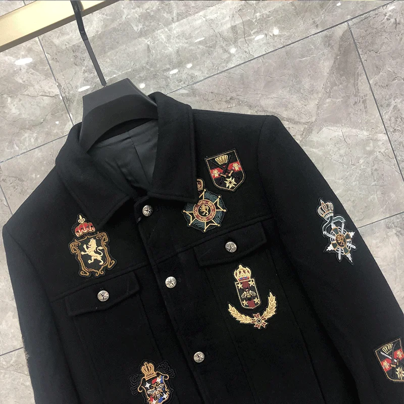 AH10343, модные мужские пальто и куртки,, Подиумные роскошные, известный бренд, Европейский дизайн, вечерние, Стильная мужская одежда