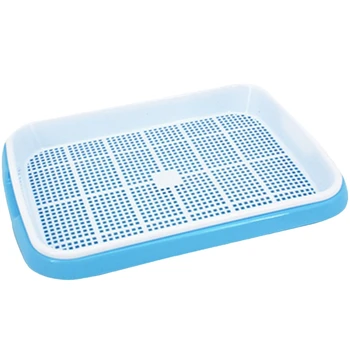 

2Sets Double-Layer Sprouter Nursery Tray Seed Pots Hydroponics Basket Flower Plant Germination Tray Box Blue