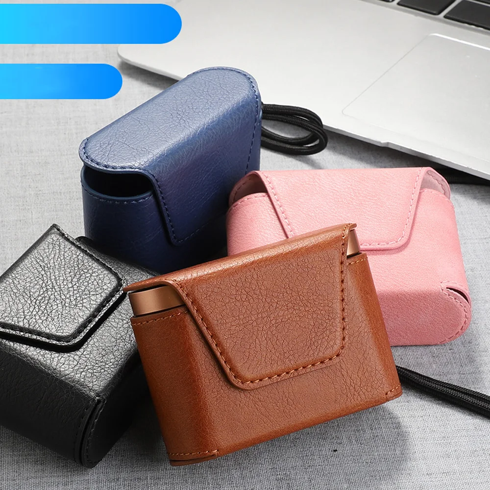 JINSERTA Magnetic Leather Case for WF-1000XM3 Bluetooth Headset PU Leather Cover Protector for WF-1000XM3 Full Body Protection