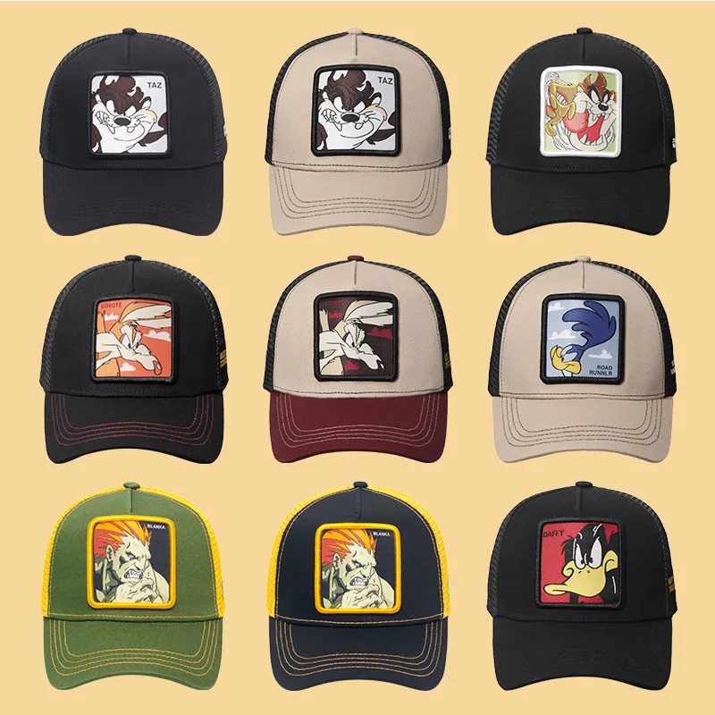 

DRAGON BALL MARVEL Snapback Cap Cotton Baseball Cap Men Women Hip Hop Dad Mesh Hat Trucker Dropshipping