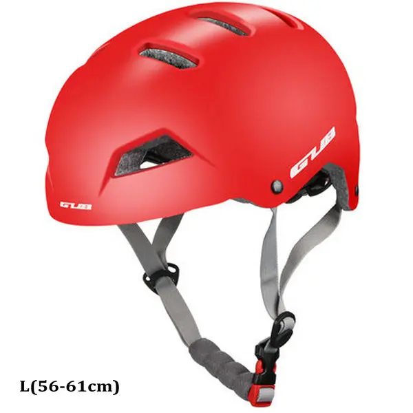 GUB шлем для горного велосипеда для мужчин и женщин защитная одежда для спорта катание на коньках скалолазание Экстремальный шлем гоночный дорожный шлем 55-61 см - Цвет: Red L