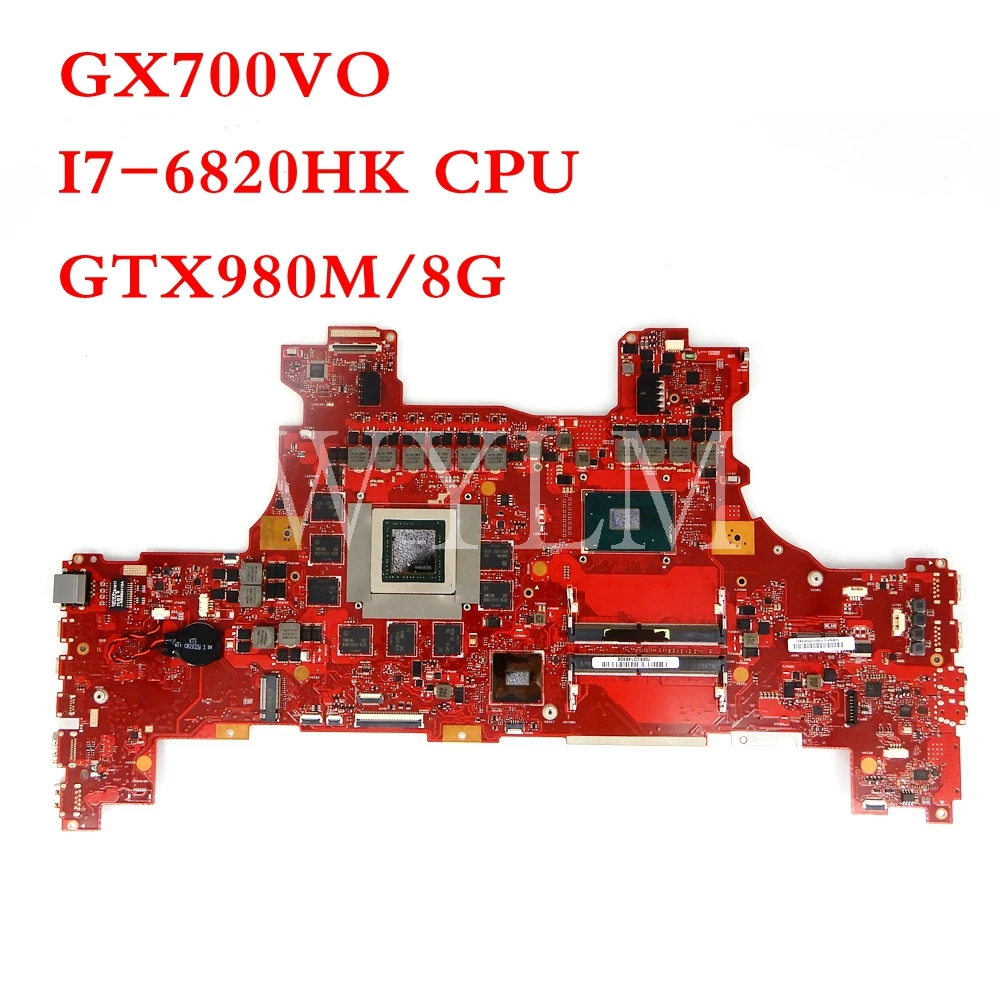 Материнская плата GX700VO с процессором GTX980M 8 ГБ REV2.0 для ASUS GX700V протестированная