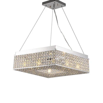 

Hot New Rectangular Living Room Restaurant Lighting Bedroom Lamp Modern Minimalist LED Chandelier