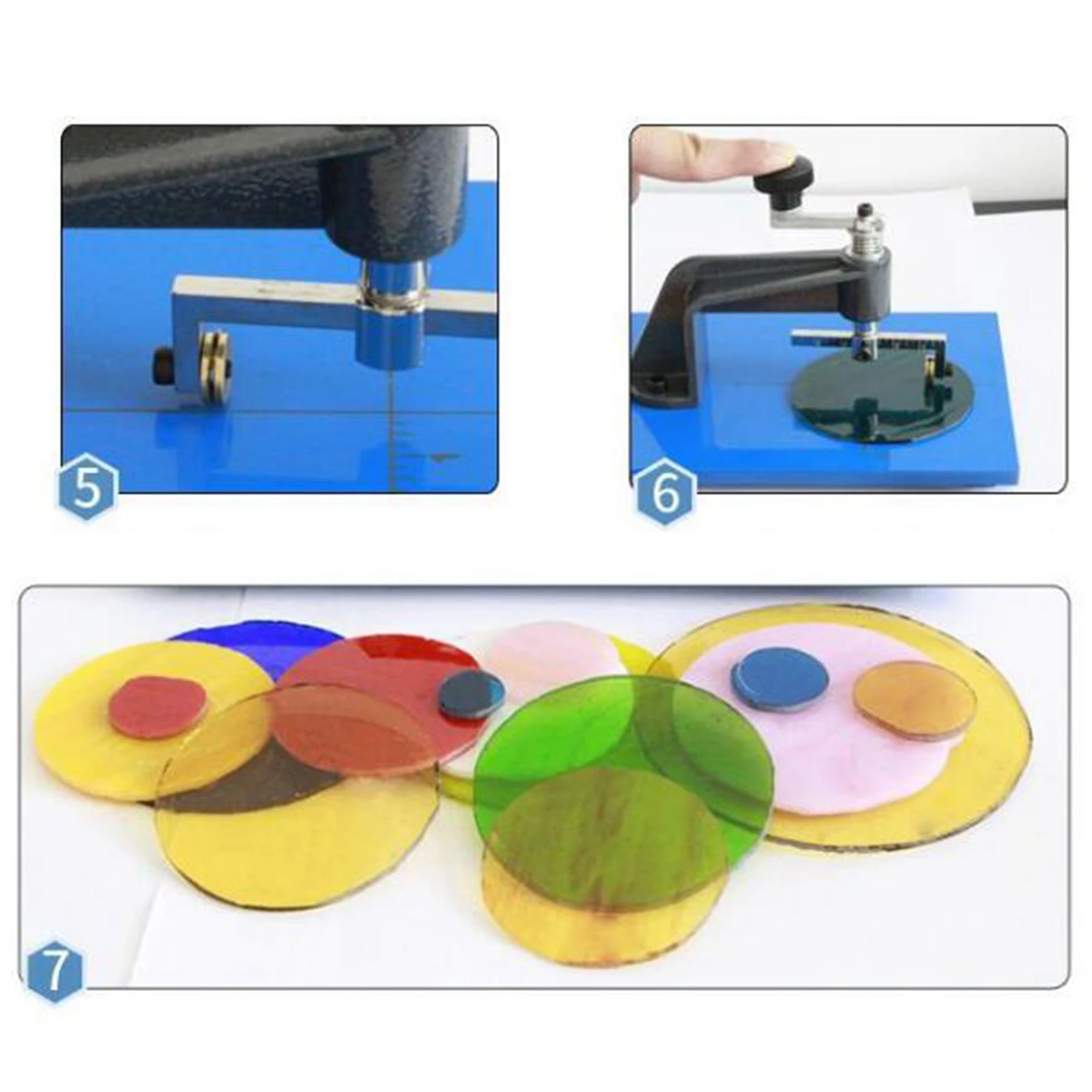 Cutting Tool Compasses Circle Mosaic Lens Glass Cutter 10-100cm DIY Art Crafts Glass Circle Cutter Tool Stained Glass Regular