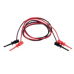 1 пара мультиметр Электрические испытания двойной SMD IC Тест Крюк свинцовый кабель 1 м