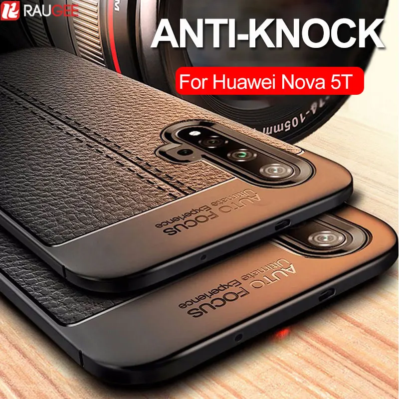 

Slim Case For Huawei Nova 5T Case Silicone Cover Luxury Matte Funda Soft TPU Phone Case For Huawei Nova 5T 5 T Case Armor Bumper