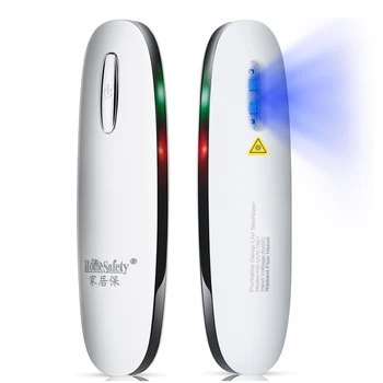 

Home Portable UV LED Sterilizer Mini UV Lamp Disinfector Ultraviolet Light Electric Saniti-zer for Home Hotel Travel Use