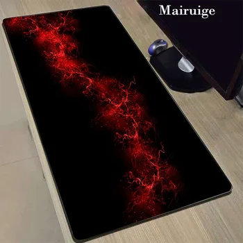 

Mairuige 30x80cm 40x90cm Best Free Shipping Red Line Gaming Large Rubber Mouse Pad Keyboard Table Mice Mat Send BoyFriend The