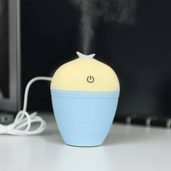 

Bottle Ultrasonic Air Humidifier with Night Light Desktop for Office Home Bedroom Essential Oil Diffuser Mini USB Humidifier
