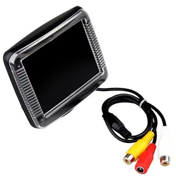 

3.5 Inch Car Rearview Reverse Backup Monitor 3.5" Mini TFT LCD Car Monitor Display Screen for Car Backup Rear View Camera DVD