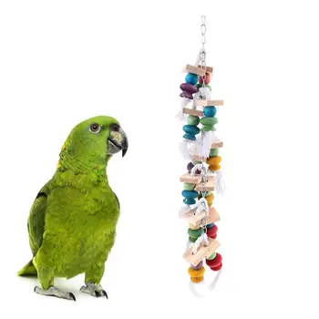 

Parrot Chewing Toy Nibbling Keeps Beaks Trimmed Preening Keeps Feathers Clean Y5GB