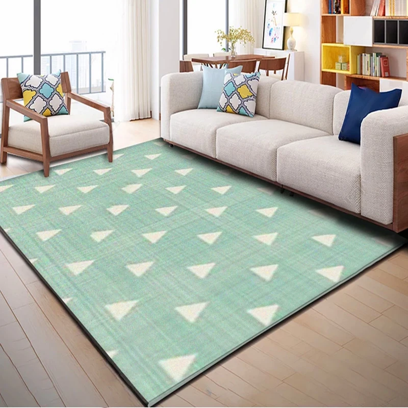 

3D floor pad household creative three-dimensional simple modern geometric carpet living room coffee table bedroom carpet shop