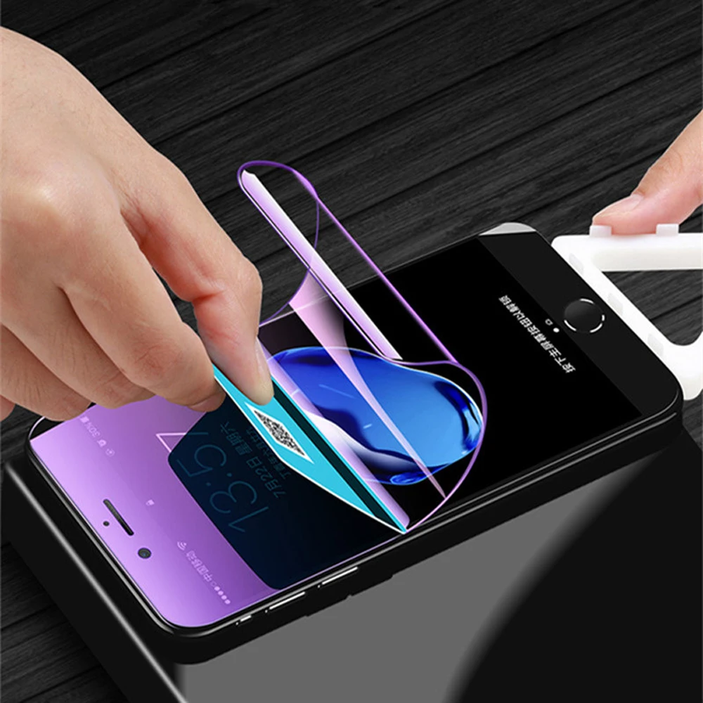 Гидрогелевая мягкая пленка с полным покрытием 10 шт./лот для iphone 7 8 plus 6 6s защита