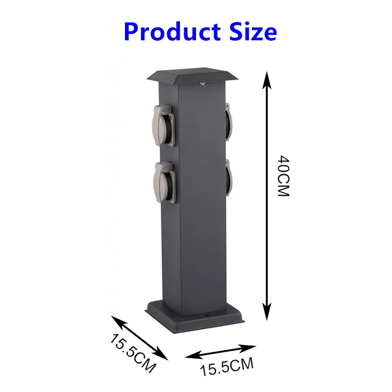 tomada externa para jardim 16a 16a 3680w 01