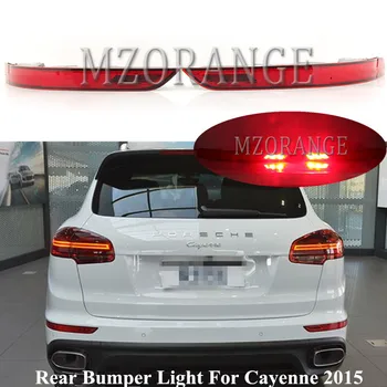 

MZORANGE Car Styling Red LED Lens Rear Bumper Reflector Light For Porsche Cayenne 2015 Tail Light Tail Brake Stop Warnning Lamp