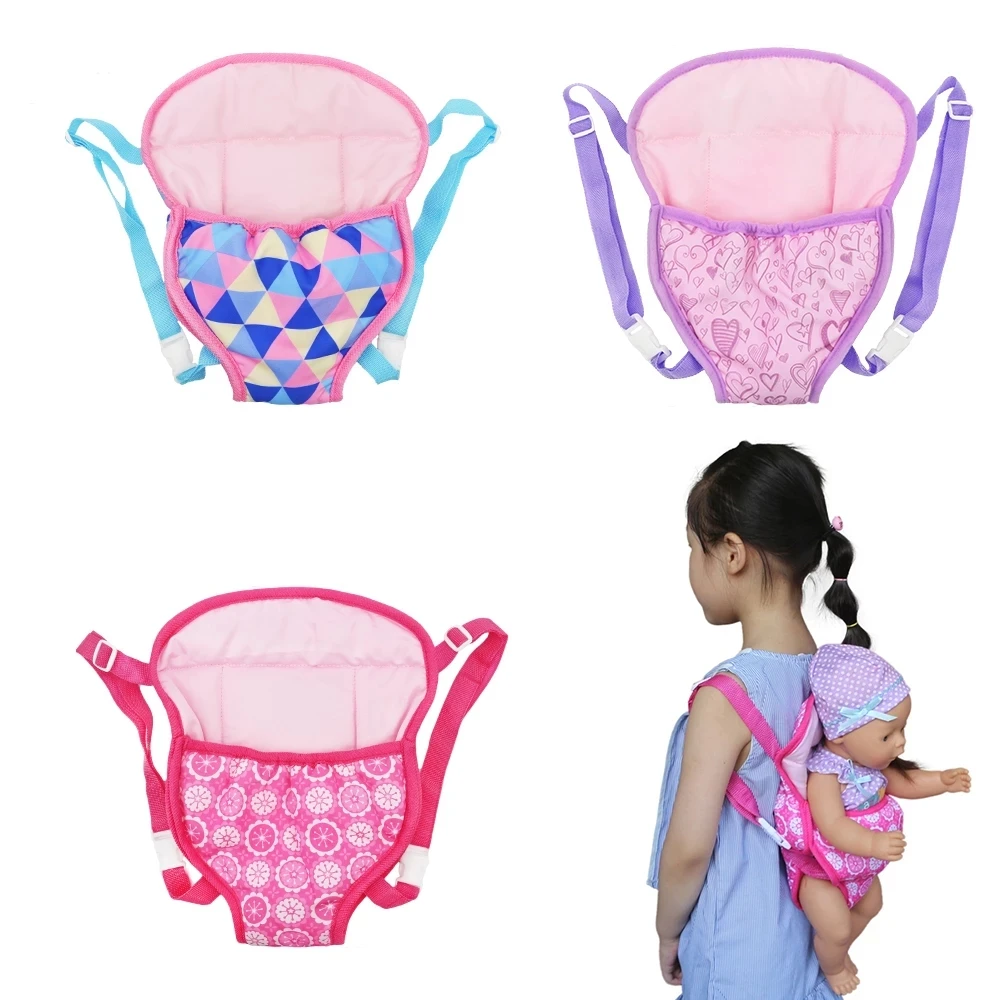 Doll Outdoors Backpack for Carrying Baby Newborn 43cm Dolls &ampamp 18 inch Carrier Bag Generation Girl&amp#39s Toys Accessories | Игрушки и