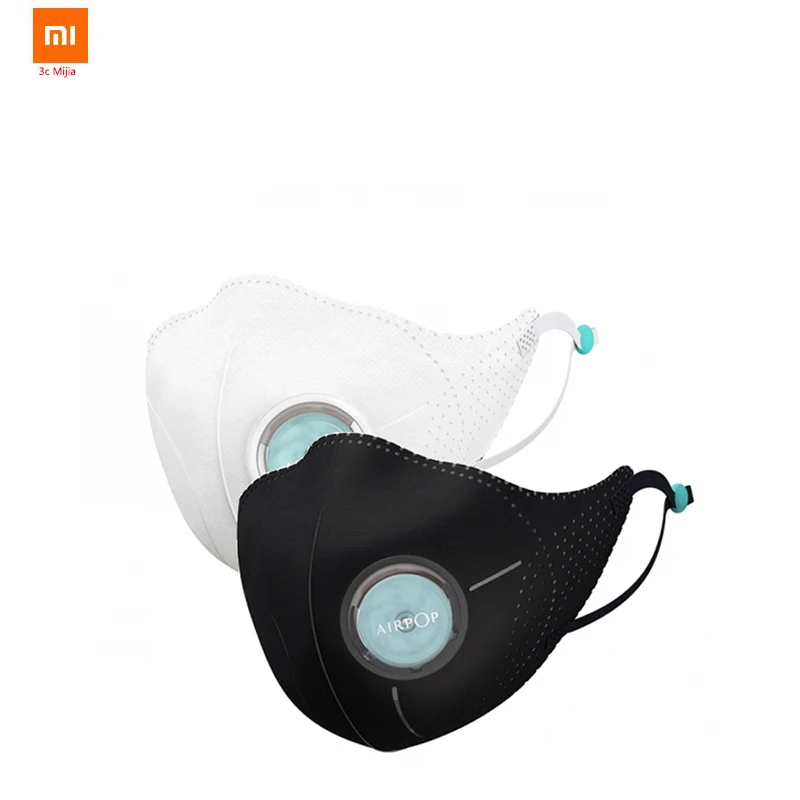 Xiaomi Mijia Airpop маска светильник на 360 градусов воздушная маска для лица PM2.5 анти-дымка регулируемая двойная защита маски для лица для мужчин и женщин