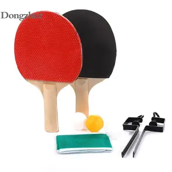 

Table Tennis Set 1.45m Tennis Net Rack 1 Pair Table Tennis Paddle 3 Balls Pingpong Training Accessories Set Table Tennis Rackets