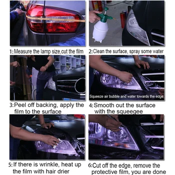 

1 Roll Fog light film Car Auto 12 x48inch Chameleon Light Blue Headlight
