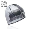 Nujune High Elastic Swimming Caps Adult Waterproof Stretchable Comfortable Ear Hair Protection Summer Pool Bathing Hat 2
