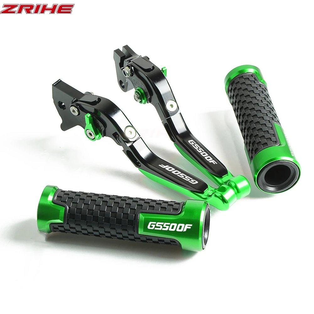 

Motorcycle Adjustable Folding Extendable Brake Clutch handlebar lever ant Hand Grips Handlebar FOR SUZUKI GS500F 2004-2009 2005