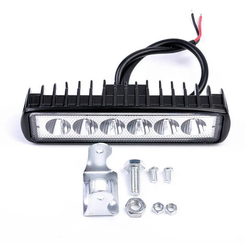Для внедорожников, грузовиков, рабочих огней 6LED 18W Spot 6500K IP67 Замена